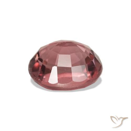 Tormalina Rosa rossastro terroso naturale da 1.35 ct, Taglio ovale, VS