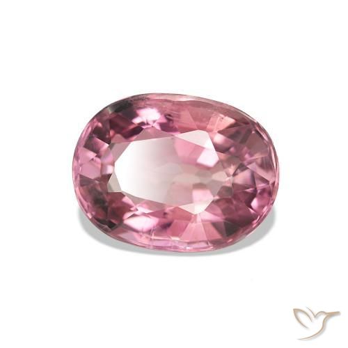 Tormalina Rosa intenso naturale da 1.80 ct, Taglio ovale, VS