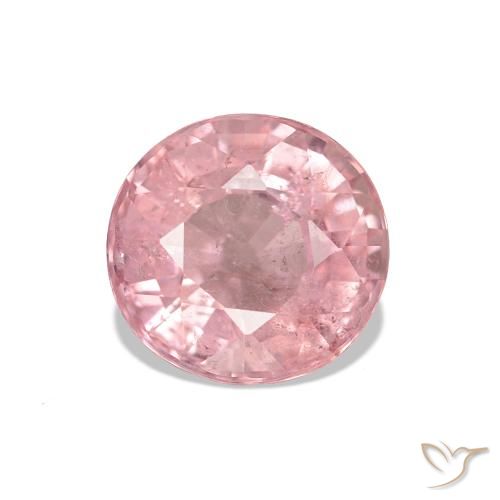 1.68ct Gomma da masticare rosa chiaro Tormalina, Ovale, VS-SI
