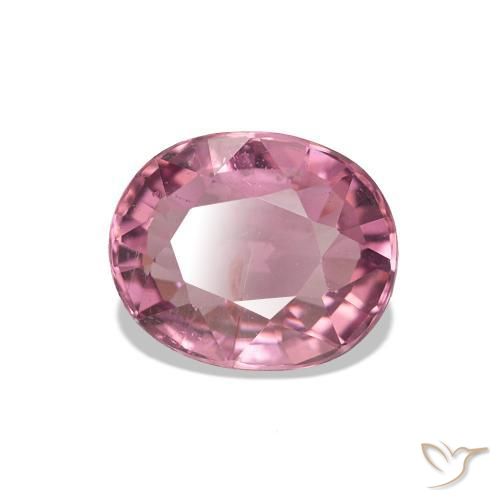Tormalina Rosa medio naturale da 1.46 ct, Taglio ovale, VS-SI