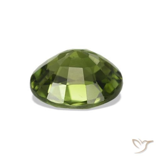 Tormalina Verde medio naturale da 1.45 ct, Ovale, VS