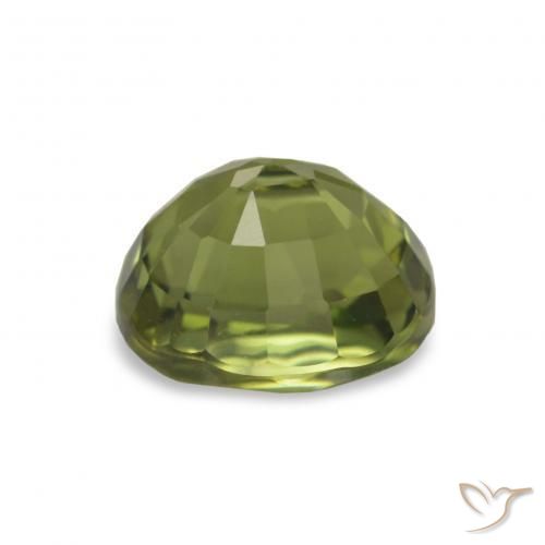 Tormalina Verde medio naturale da 1.61 ct, Ovale, VS