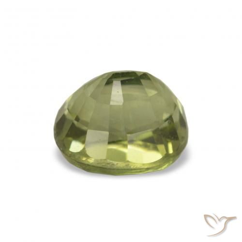 Tormalina Verde oliva naturale da 1.53 ct, Taglio ovale, VS