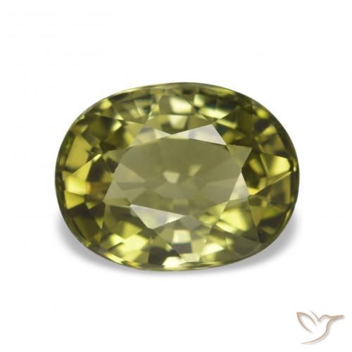 Tormalina Verde chiaro naturale da 1.87 ct, Taglio ovale, VVS