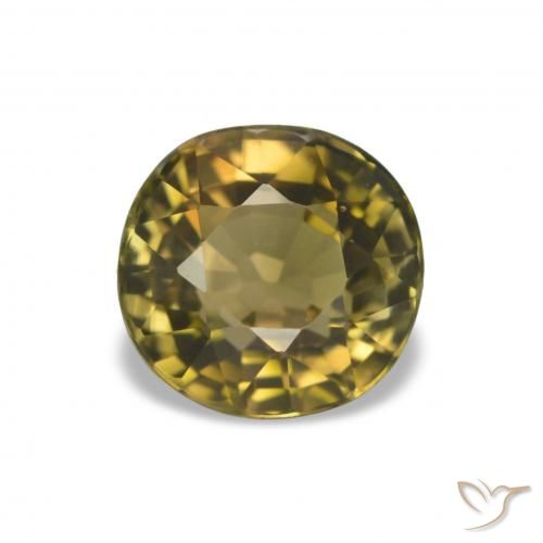 1.48ct Oro medio Tormalina, Ovale, VS