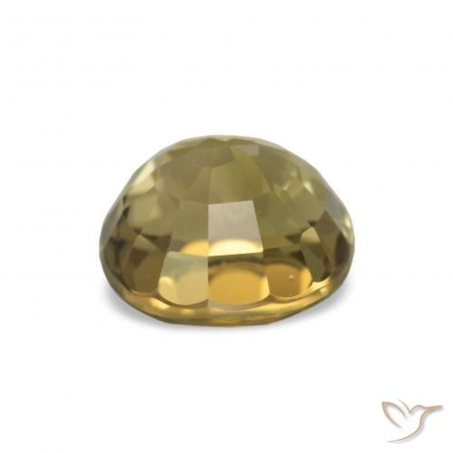 Tormalina Oro medio naturale da 1.48 ct, Taglio ovale, VS