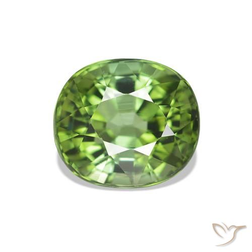 Tormalina Verde scuro naturale da 1.66 ct, Ovale, VS
