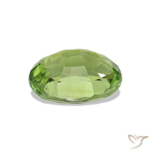 Tormalina Verde medio naturale da 1.47 ct, Taglio ovale, VS