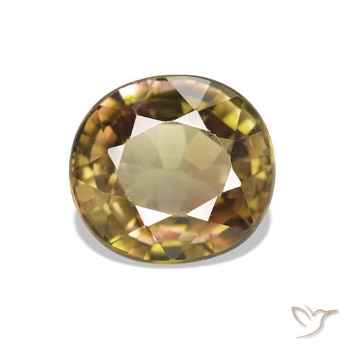 1.54ct Oro arancione Tormalina, Ovale, VVS
