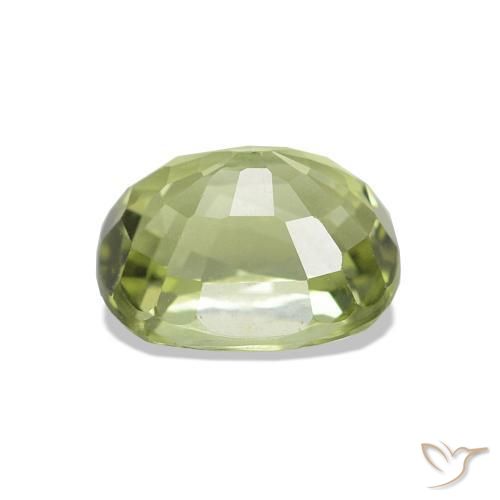 Tormalina Giallo verde naturale da 1.41 ct, Taglio ovale, VVS