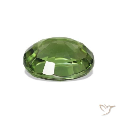Tormalina Verde medio naturale da 1.42 ct, Taglio ovale, VVS
