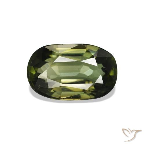1.46ct Verde foresta chiaro Tormalina, Ovale, VS
