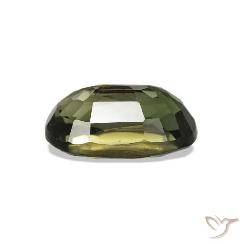 Tormalina Verde foresta chiaro naturale da 1.46 ct, Taglio ovale, VS