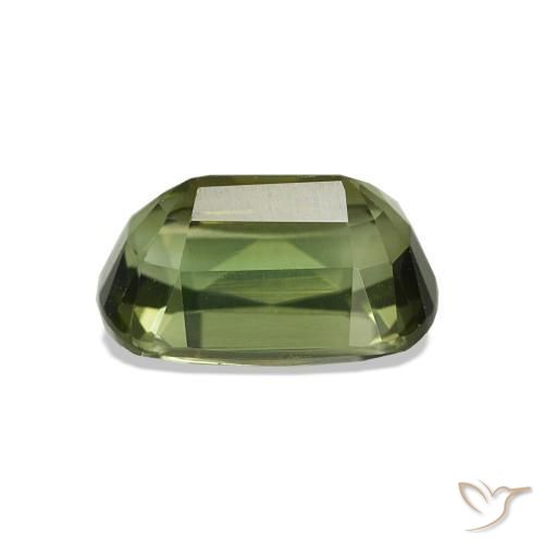 Tormalina Verde foresta naturale da 1.80 ct, Taglio a cuscino, VS
