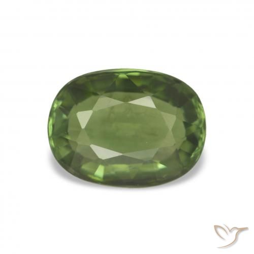 1.44ct Verde foresta Tormalina, Cuscino, VVS-VS