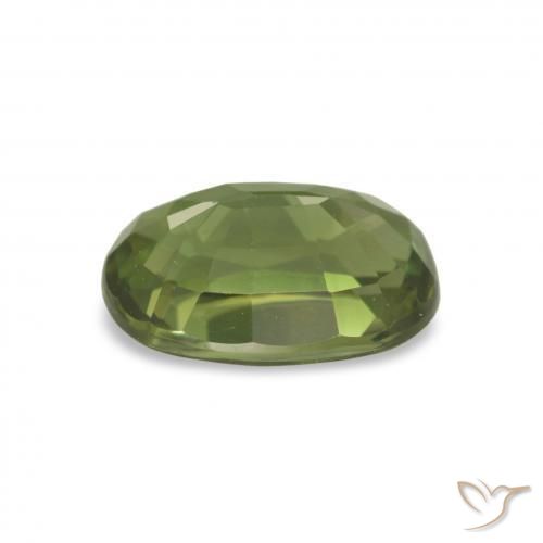 Tormalina Verde foresta naturale da 1.44 ct, Taglio a cuscino, VVS-VS