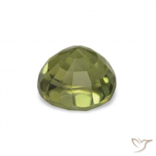 Tormalina Verde foresta naturale da 1.55 ct, Taglio rotondo, VVS-VS