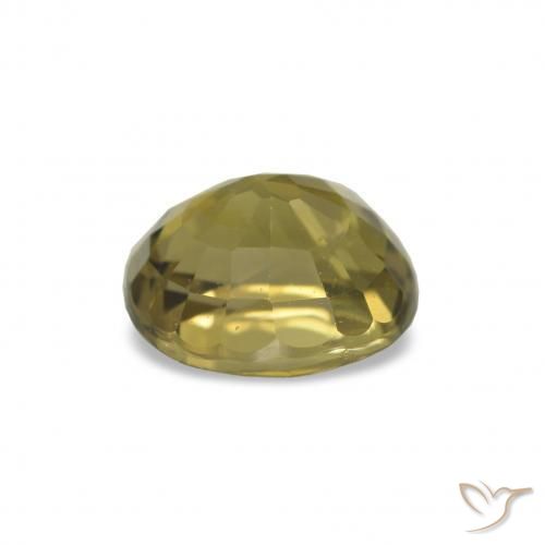 Tormalina Marrone dorato intenso Deep naturale da 1.53 ct, Taglio ovale, VVS-VS