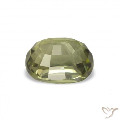 Tormalina Caldo bosco verde naturale da 1.66 ct, Taglio ovale, VVS-VS