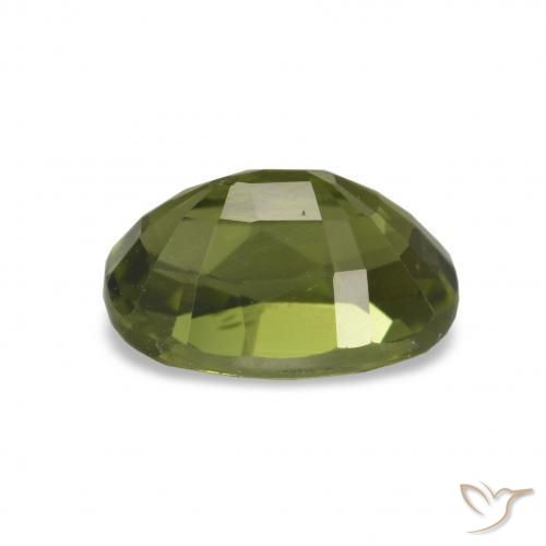 Tormalina Caldo bosco verde naturale da 1.66 ct, Taglio ovale, VVS-VS