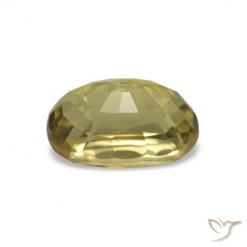 Tormalina Oro chiaro naturale da 1.60 ct, Taglio ovale, VVS-VS