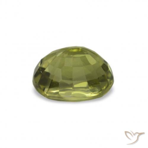 Tormalina Verde oliva naturale da 1.47 ct, Taglio ovale, VS