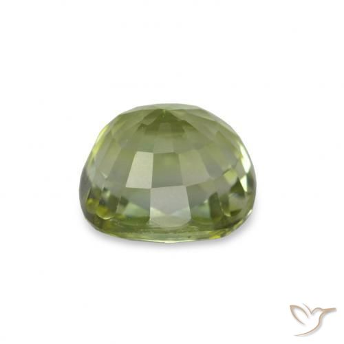 Tormalina Verde medio naturale da 1.47 ct, Taglio a cuscino, VVS-VS
