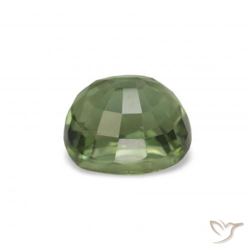 Tormalina Verde medio naturale da 1.51 ct, Taglio a cuscino, VVS-VS