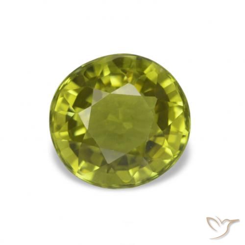 1.64ct Caldo terroso verde Tormalina, Ovale, VVS-VS