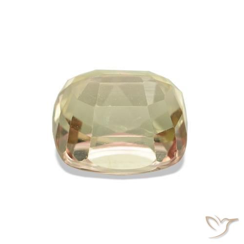 Tormalina Giallo brunastro naturale da 1.78 ct, Taglio a cuscino, VS-SI
