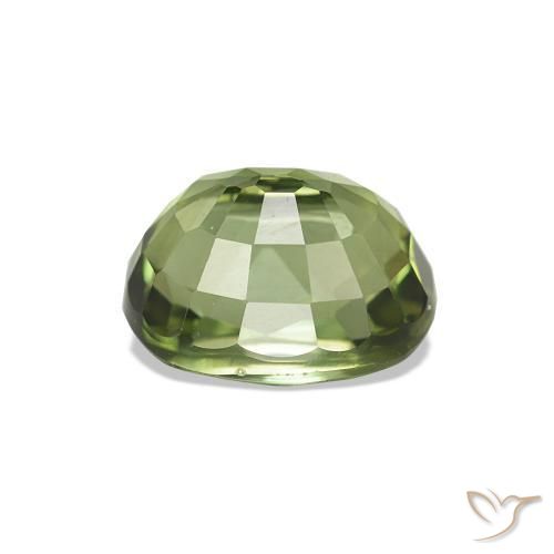 Tormalina Verde foresta naturale da 1.67 ct, Taglio ovale, VVS