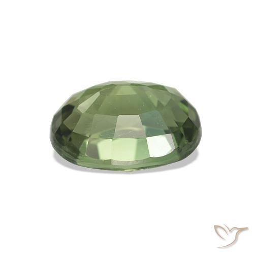 Tormalina Verde foresta naturale da 1.46 ct, Taglio ovale, VVS