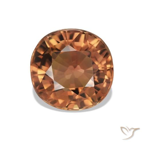 1.81ct Arancio scuro rossastro Tormalina, Ovale, VVS