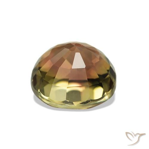 Tormalina Arancio scuro rossastro naturale da 1.81 ct, Taglio ovale, VVS