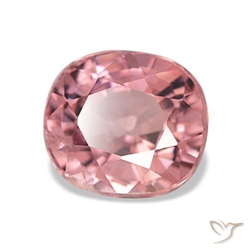 Tormalina naturale rosa da 1,74 ct, taglio ovale, VS-SI