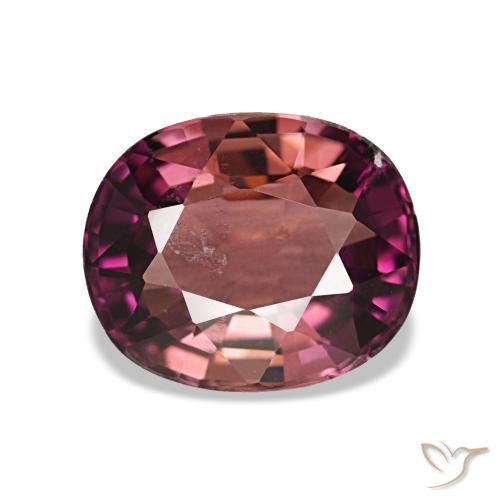 1.87ct porpora tormalina, ovale, SI