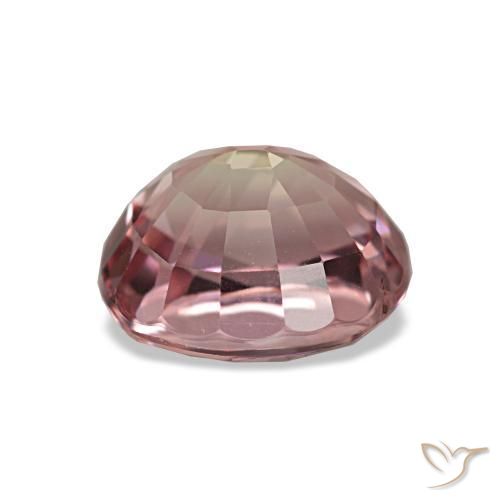 Tormalina naturale rosa da 1,84 ct, taglio ovale, VS