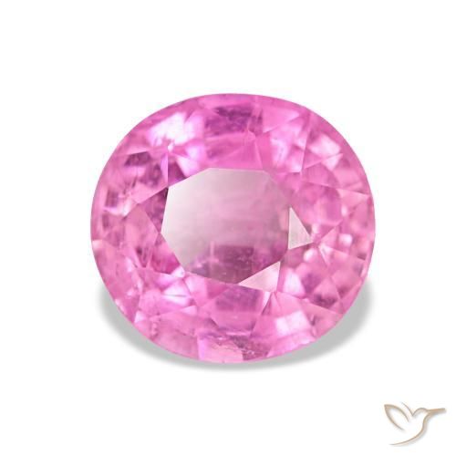 Tormalina naturale porpora da 1,35 ct, taglio ovale, VS-SI