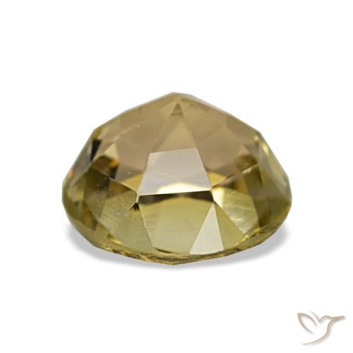 Tormalina naturale dorato da 2,03 ct, taglio rotondo, VS