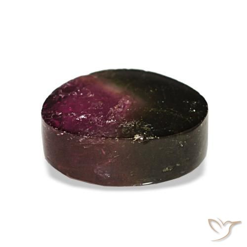 Tormalina naturale multicolore da 2,33 ct, trillion, trasparente