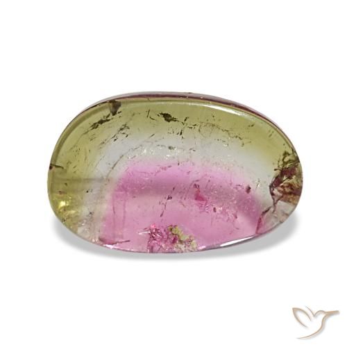 1.66ct multicolore tormalina, fantasia, trasparente