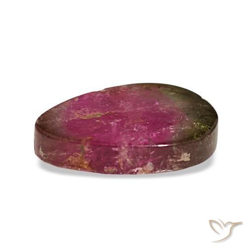 Tormalina naturale multicolore da 2,98 ct, forma fantasia, trasparente