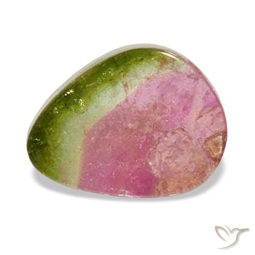 2.92ct multicolore tormalina, fantasia, trasparente