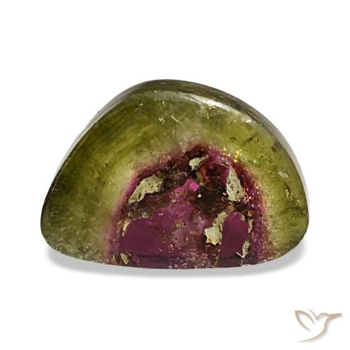4.38ct multicolore tormalina, fantasia, trasparente