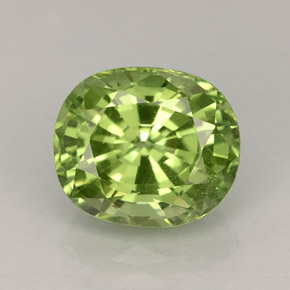 Granato tsavorite naturale verde da 4,24 ct, taglio ovale, VS