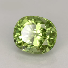 Granato tsavorite naturale verde da 4,24 ct, taglio ovale, VS