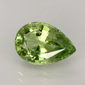 Granato tsavorite naturale verde da 4,25 ct, taglio a pera, VVS-VS