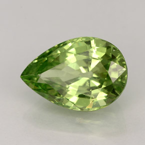 Granato tsavorite naturale verde da 4,25 ct, taglio a pera, VVS-VS