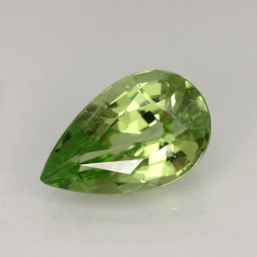 Granato tsavorite naturale verde da 4,23 ct, taglio a pera, VVS