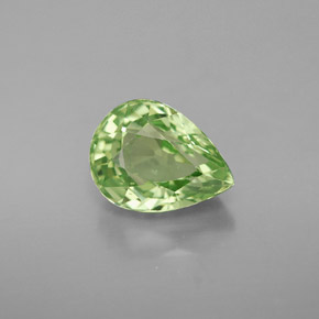 Granato tsavorite naturale verde da 2,74 ct, taglio a pera, VS